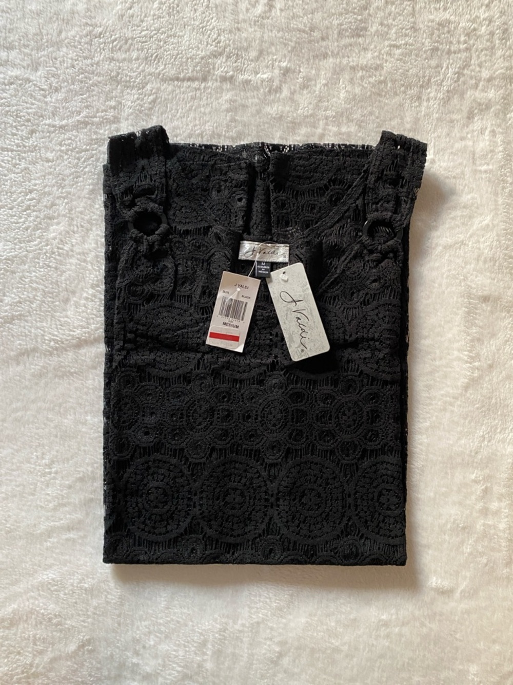 Black Crochet Swim Coverup